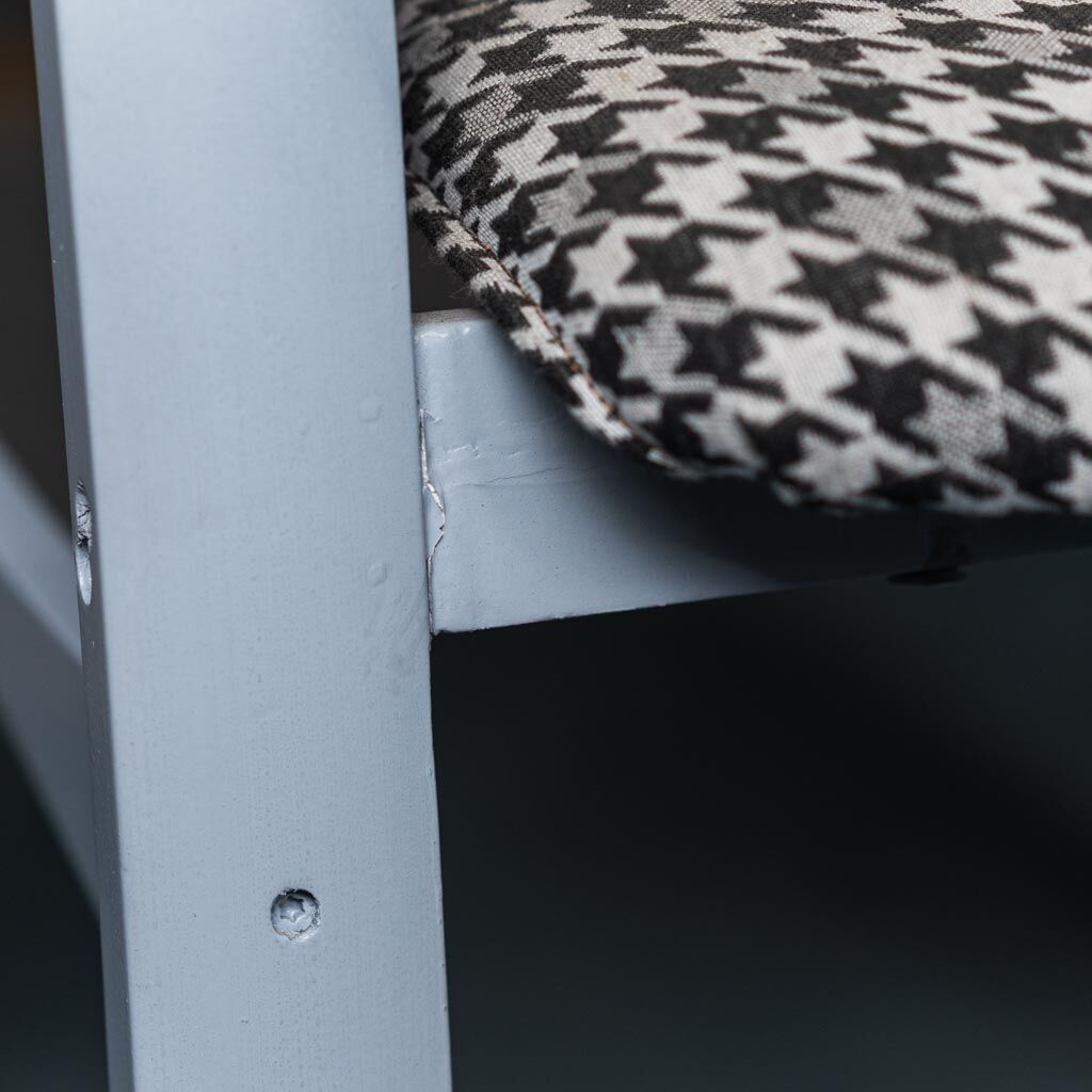 Set of 4 chairs fabric pied de poule anni' 60 vintage modern