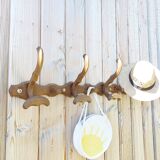 Antique wooden coat rack