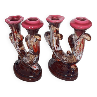 Bougeoir double