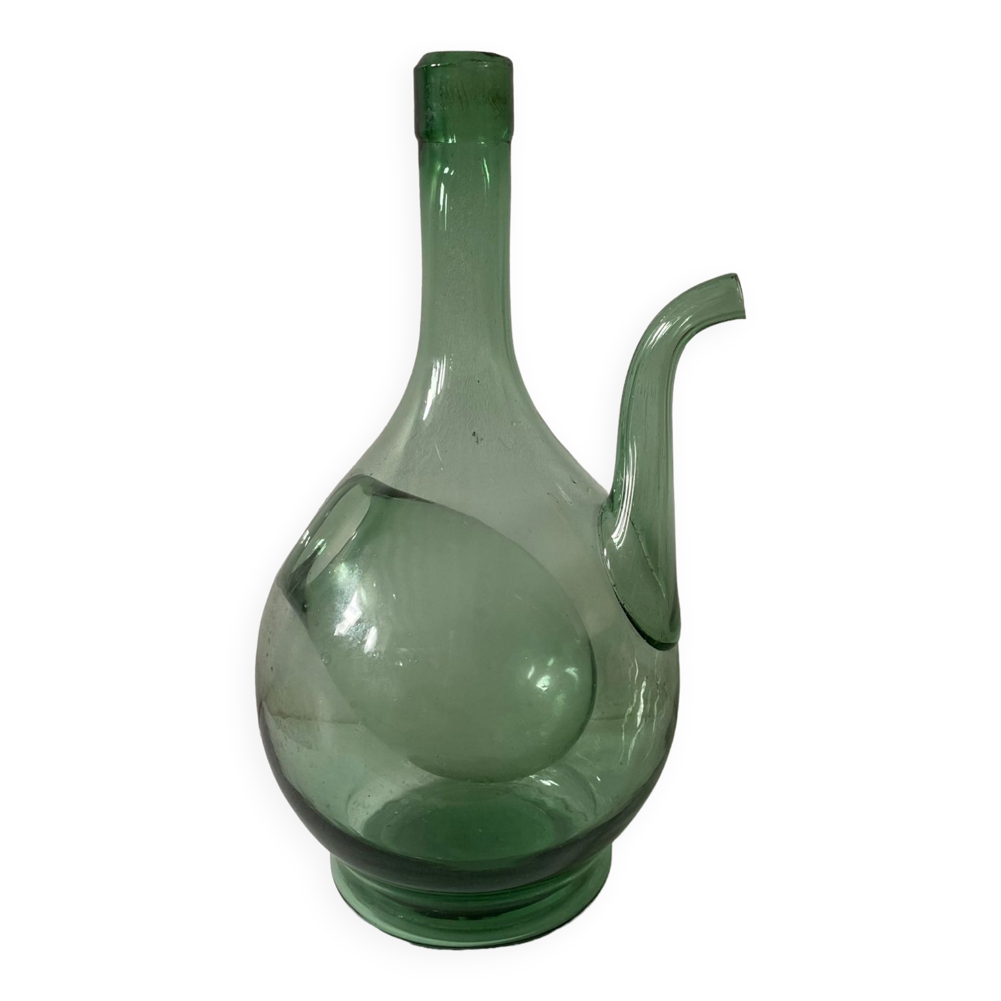Carafe vintage verre soufflé