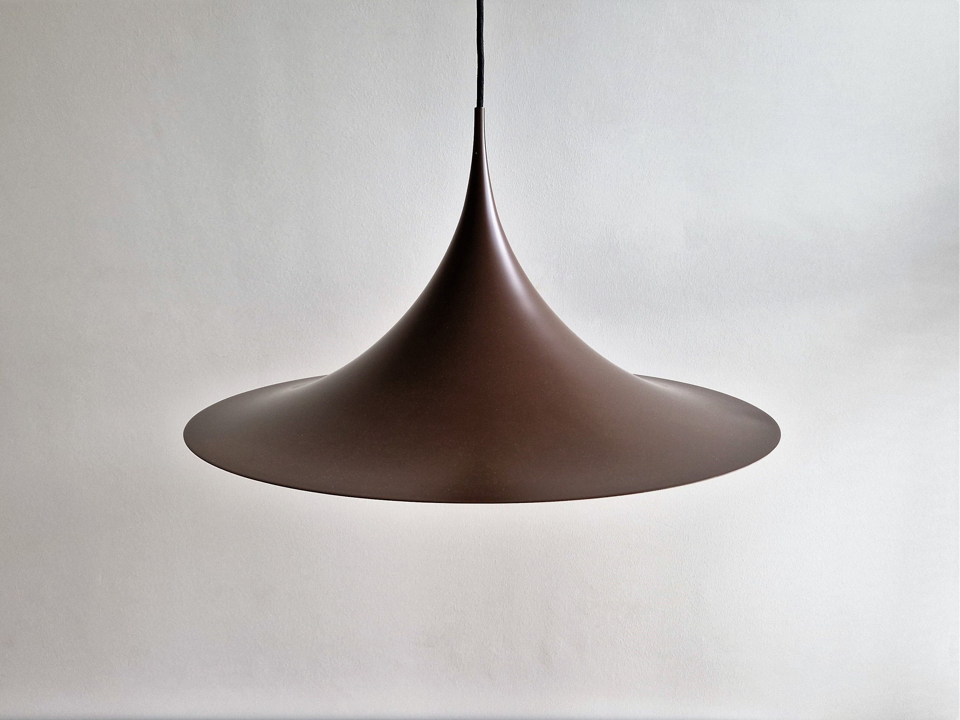 Semi pendant lamp by Claus Bonderup & Torsten Thorup for Fog & Mørup, Denmark, 1960s