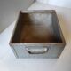 Old Valentini metal crate/locker with vintage industrial stackable spout