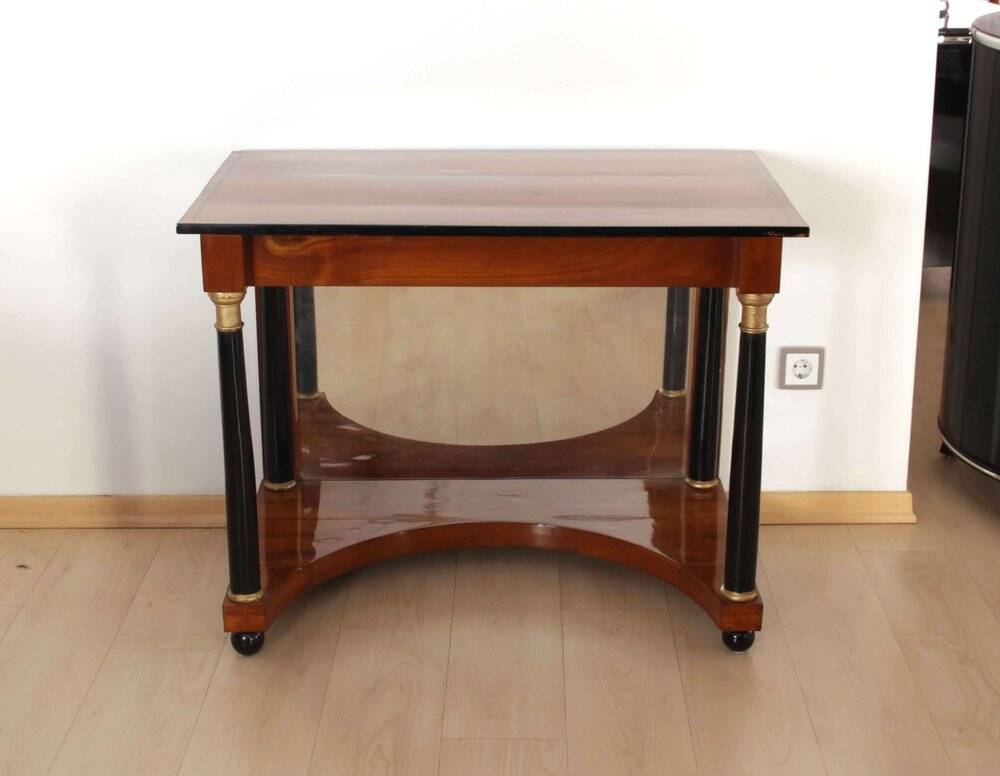 German Biedermeier Console Table in Cherry, 1820