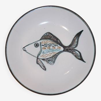 Robert Picault ceramic plate from Vallauris.