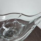 Swan-shaped crystal bowl