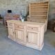 Buffet in solid cherry wood, fully sandblasted.