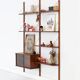Teak modular shelving unit, Danish design, 1960s, made in Denmark