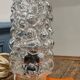 Pair of psychedelic Hawill table lamps, vintage, 70s.