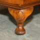 1940s vintage walnut commode with butler's serving tray.