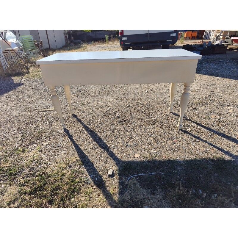 Console vintage bois et formica