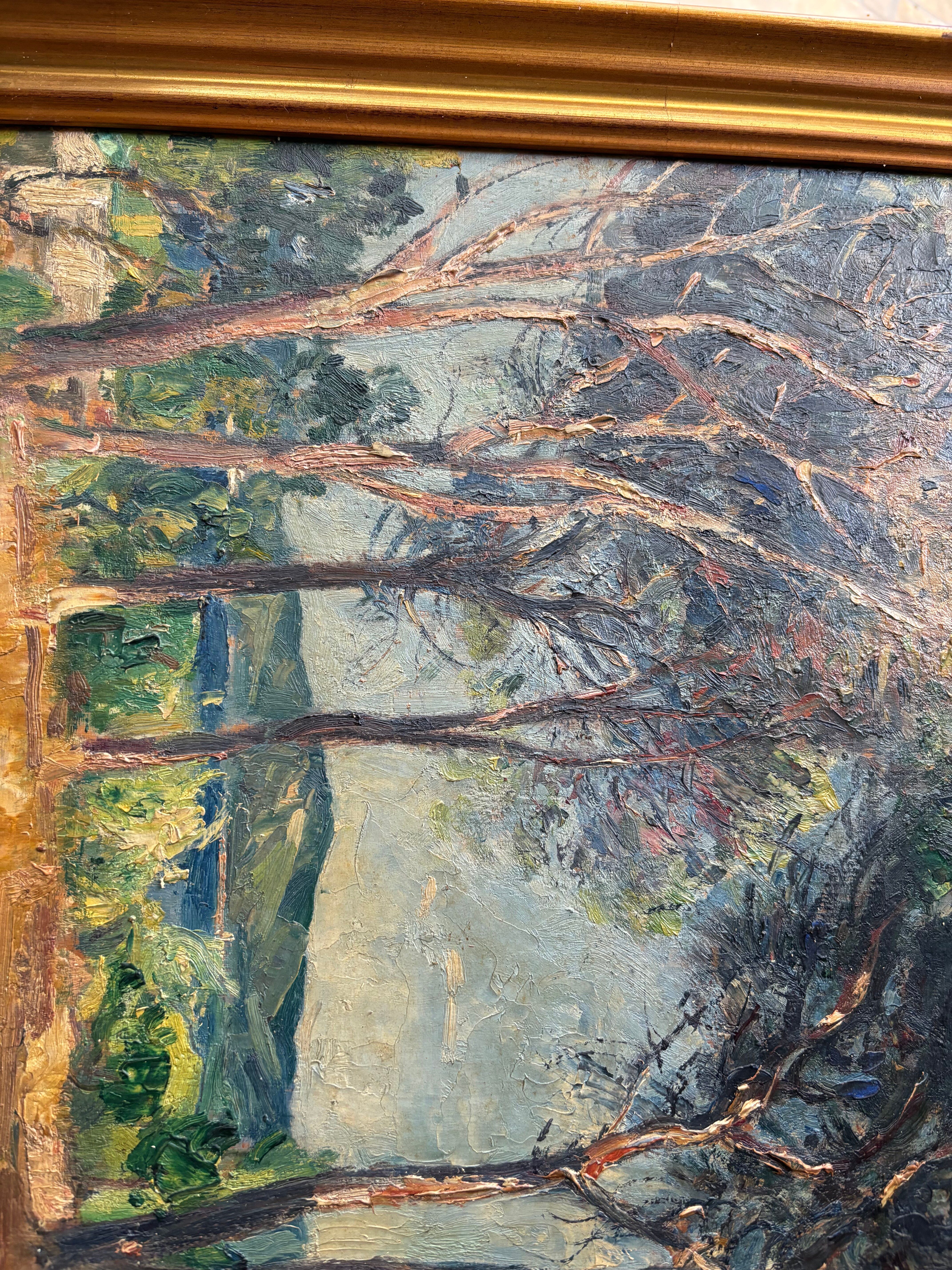 Painting by Paul Charavel viewed from the golf course of St Tropez.