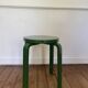 Tabouret Style Alvar Aalto vert