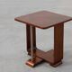Art Deco square side table in oak veneer, France ca. 1925