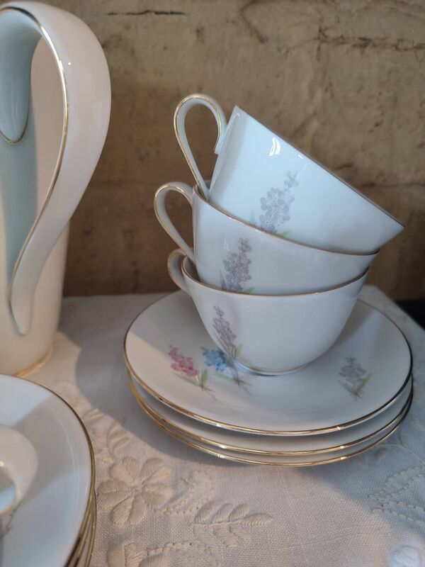 Service à café Porcelaine PMR Jaeger & Co Bavaria modèle Lindau