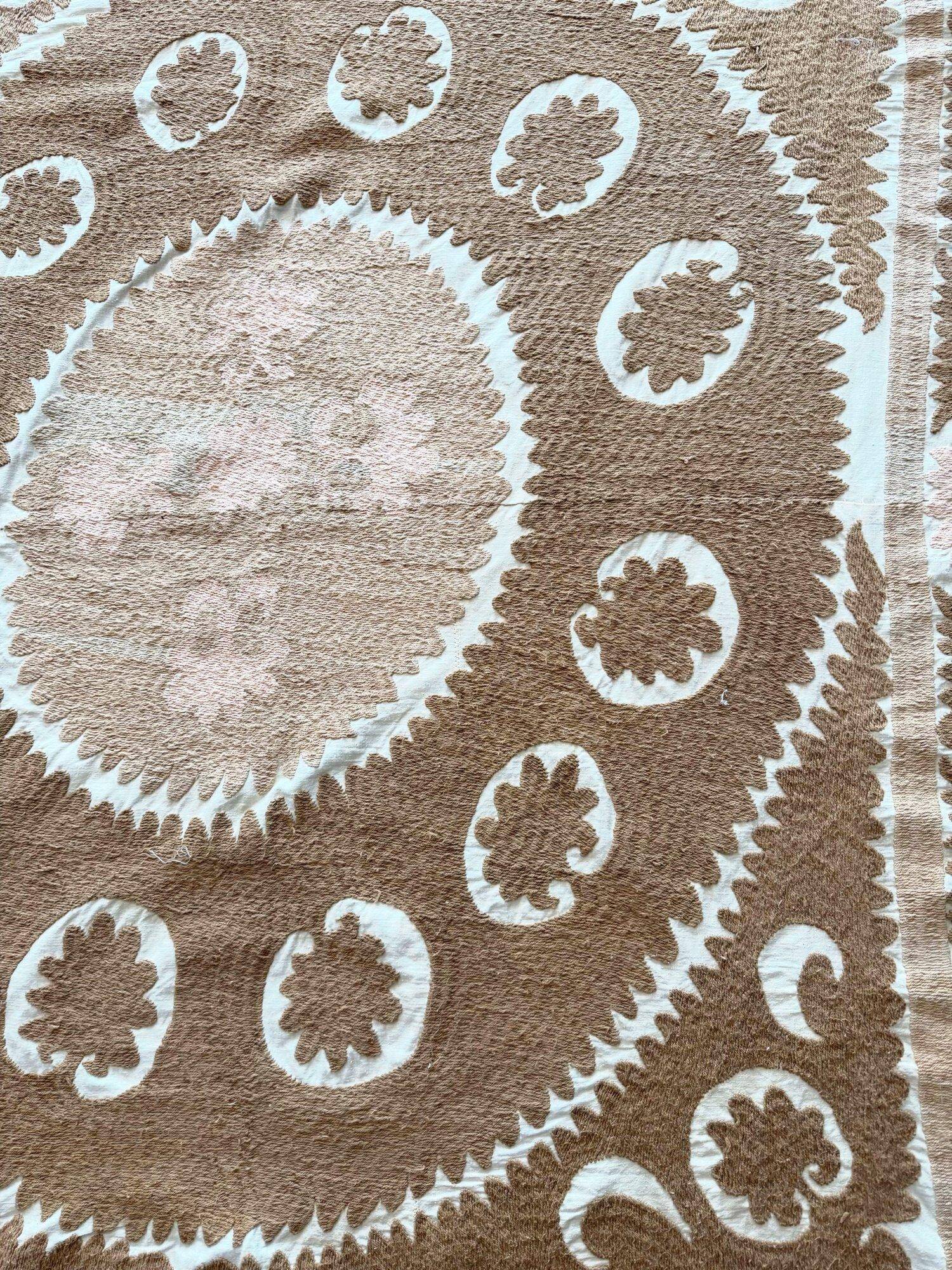 Vintage hand-embroidered tablecloth 153x154 cm