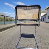 Marcel Breuer B32 chair in original cane signed Italy