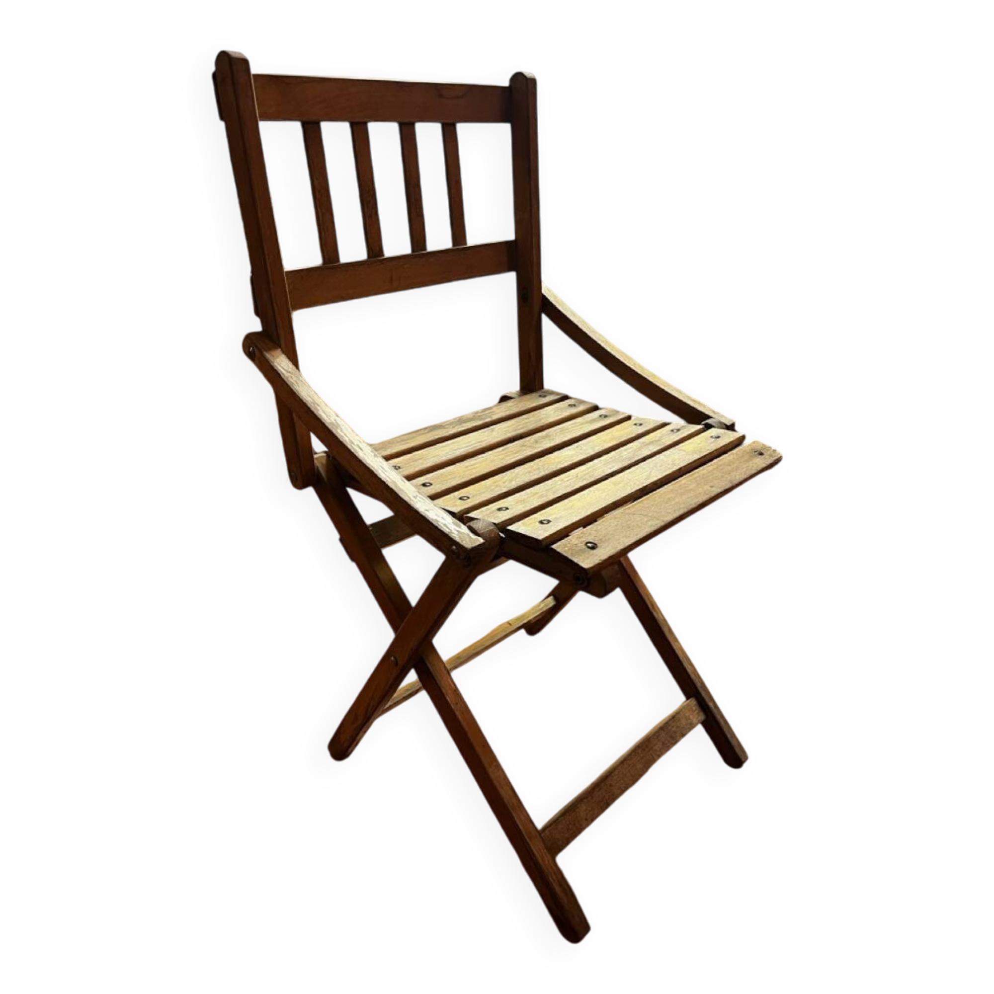 Chaise pliante vintage pour enfants, Italie, années 50