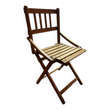 Chaise pliante vintage pour enfants, Italie, années 50