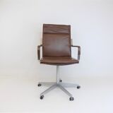Rudolf Glatzel Leather Office Chair, Knoll