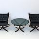 Pair of vintage falcon armchairs by sigurd scandinavian ressel 1970