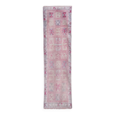 Tapis de couloir turc vintage 87x297 cm