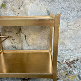 Golden serving tray