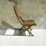 Chaise enfant ancienne pliable