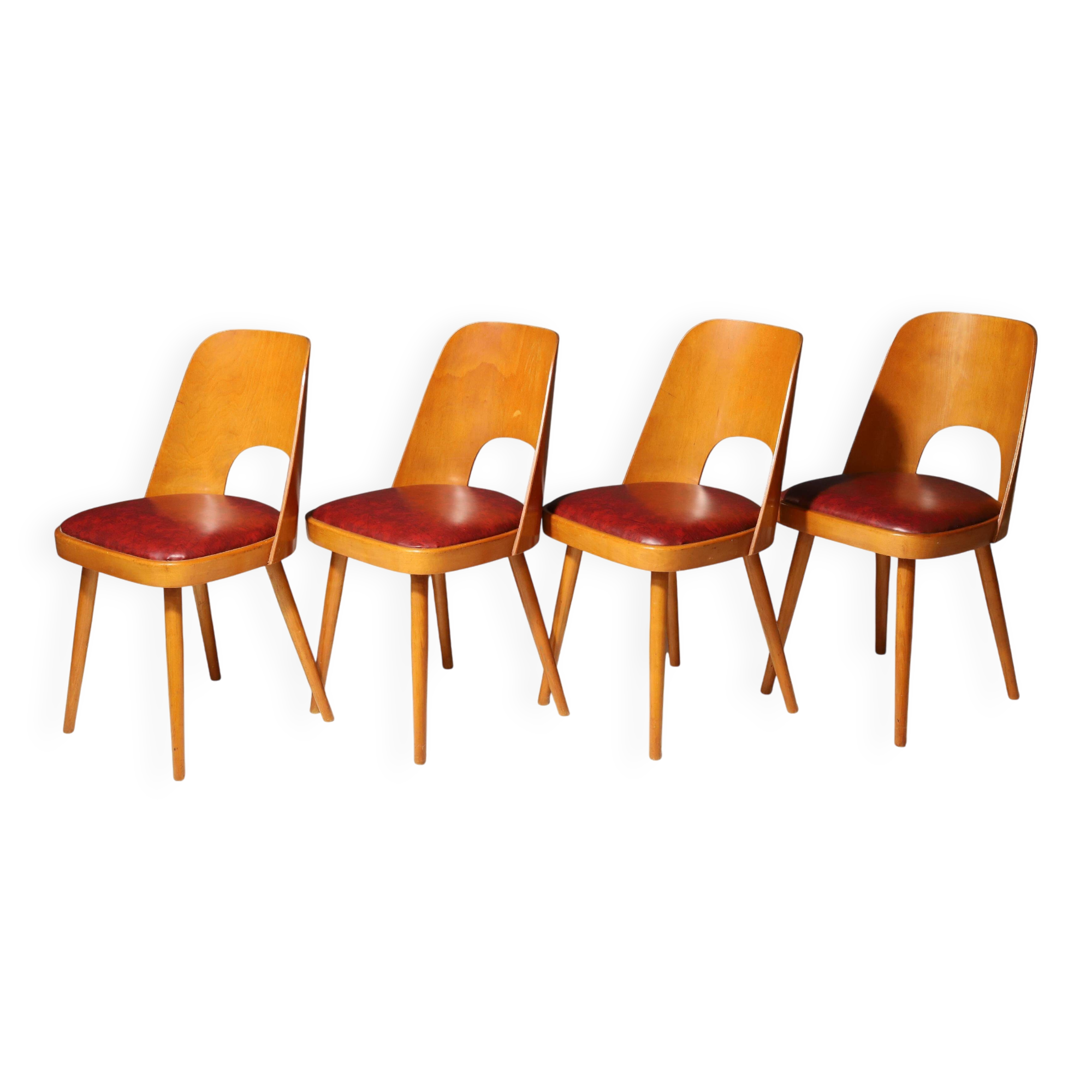 Mid Century dining chairs by Radomír Hofman, 1960´s, set of 4