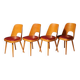 Mid Century dining chairs by Radomír Hofman, 1960´s, set of 4
