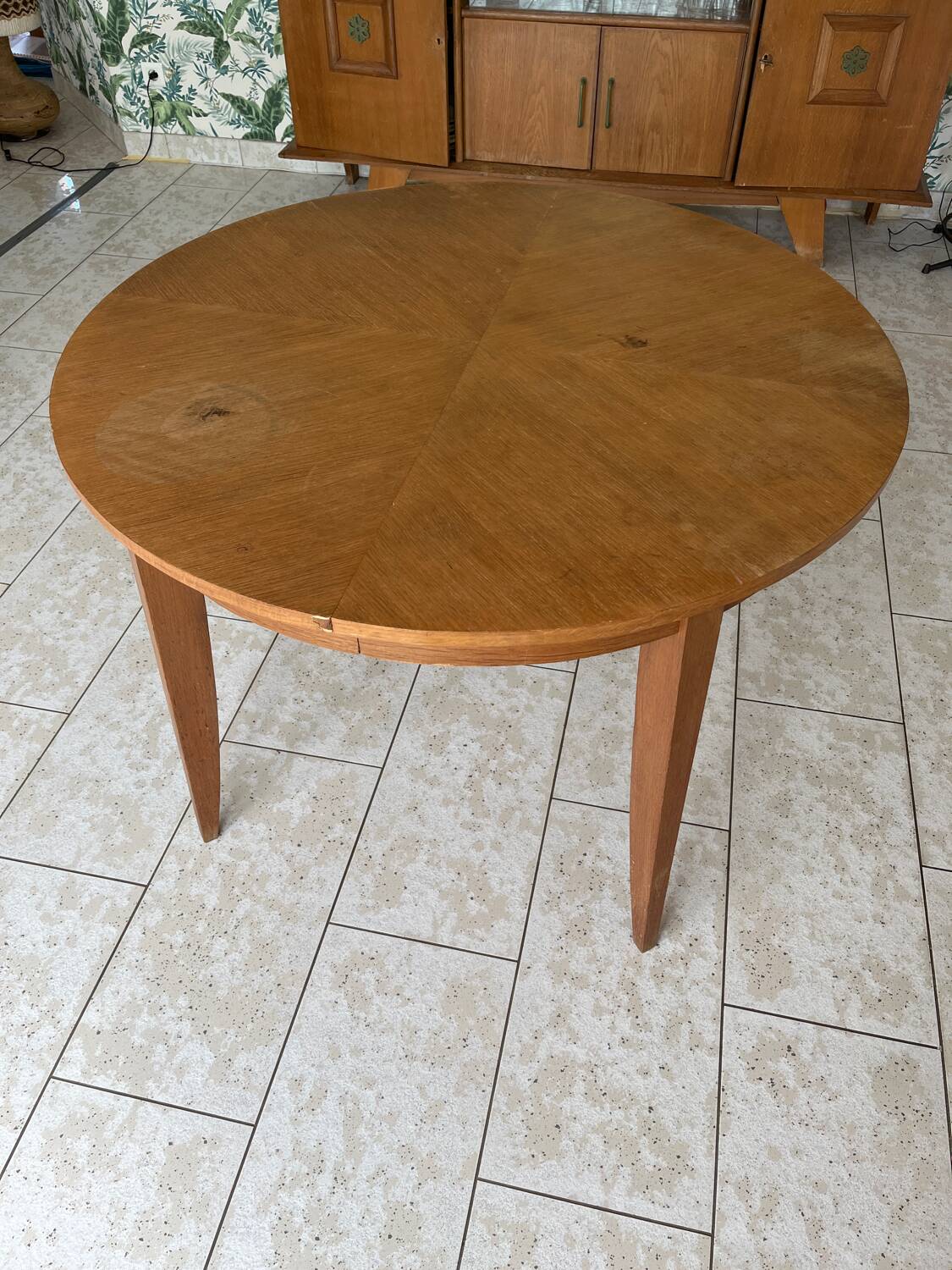 Vintage 70s Round Table