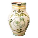 Cider or Wine Glazed Jug Germany Pottery Hand Painted Coat Of Arms Decorati