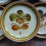 7 Gien dessert plates
