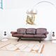 Brown leather 3-seater sofa by Sede, model DS 31, vintage 1960s.