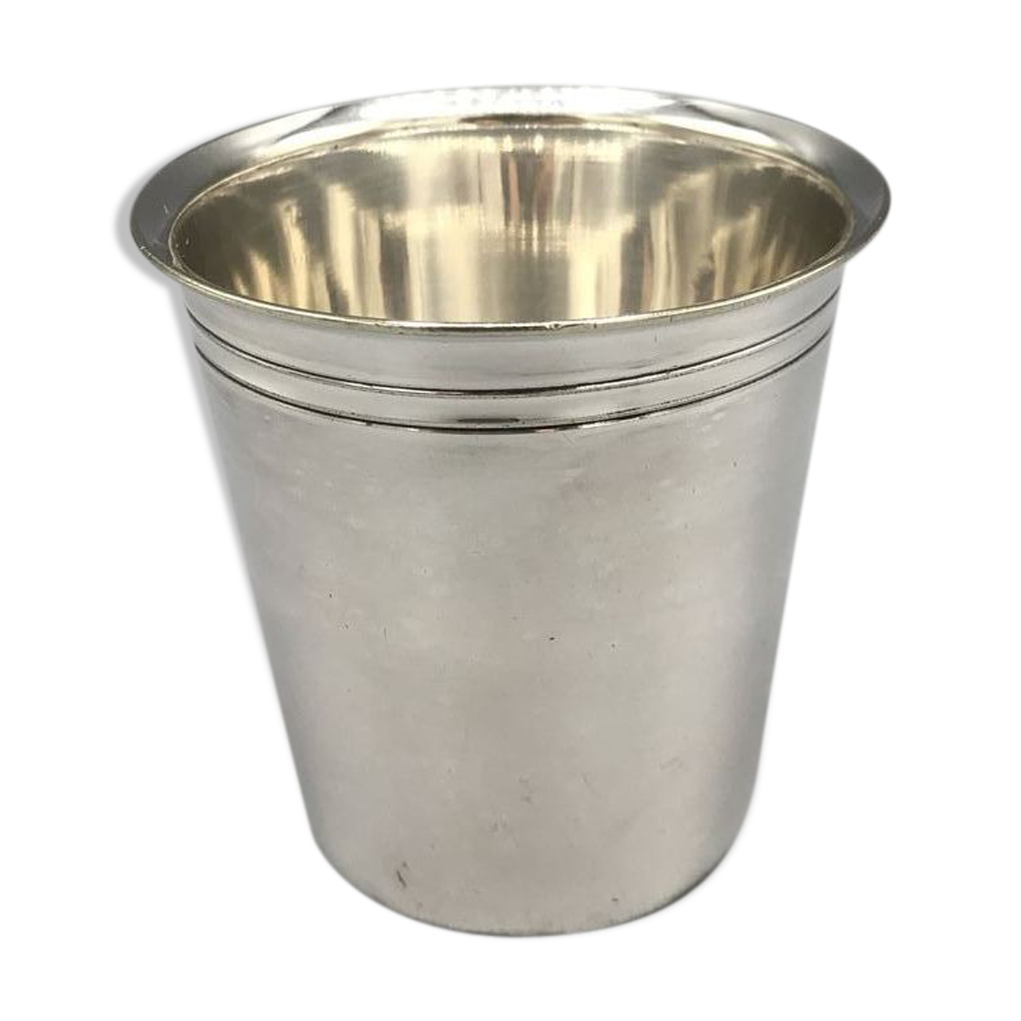 Silver metal cup