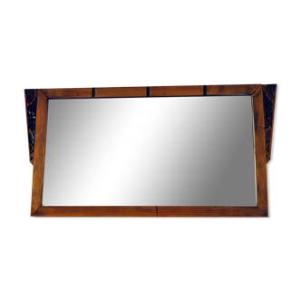 Rectangular art deco mirror