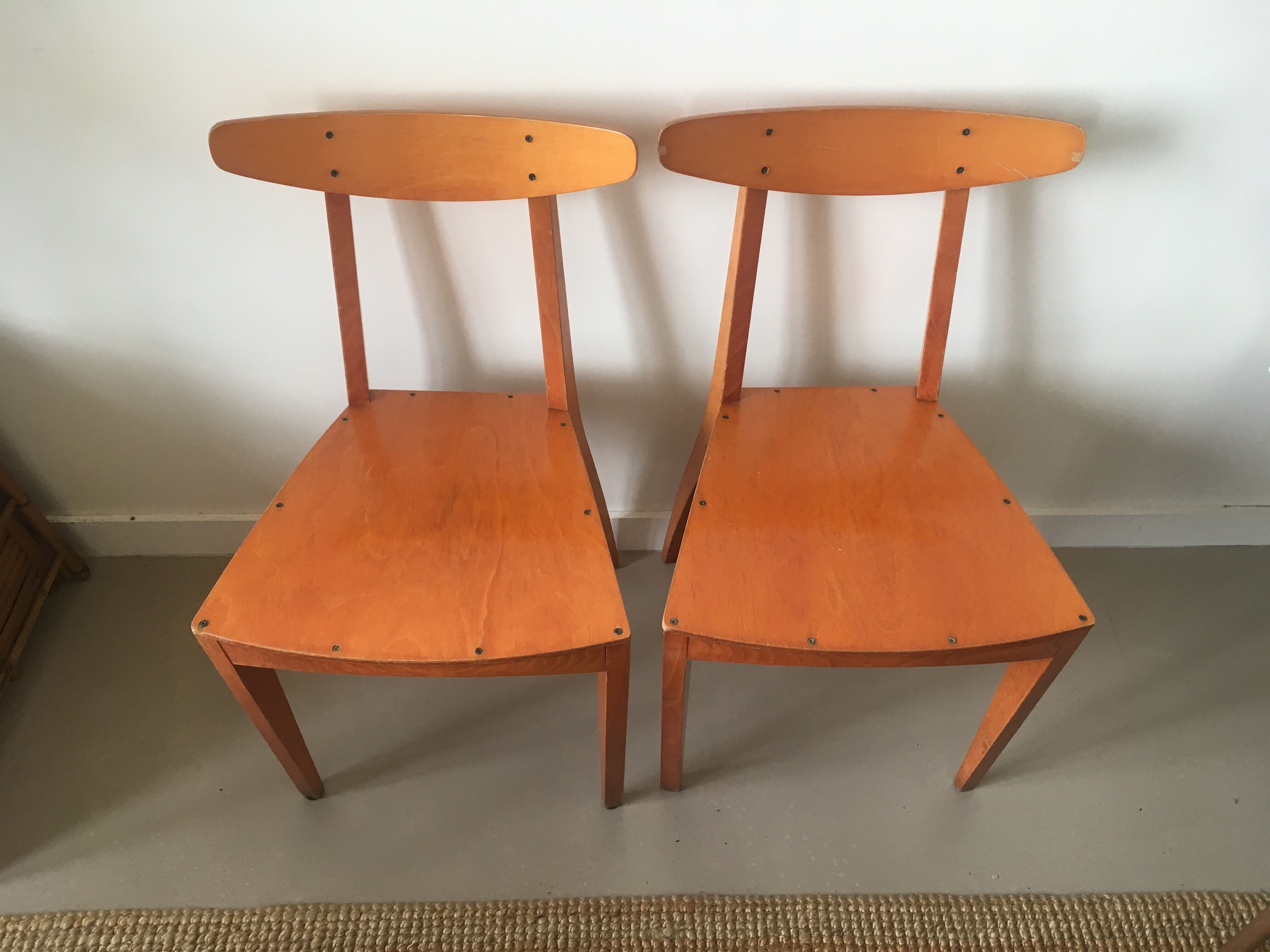 Lot of 2 Zina chairs by Thibault Desombre