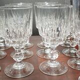 18 stemmed glasses