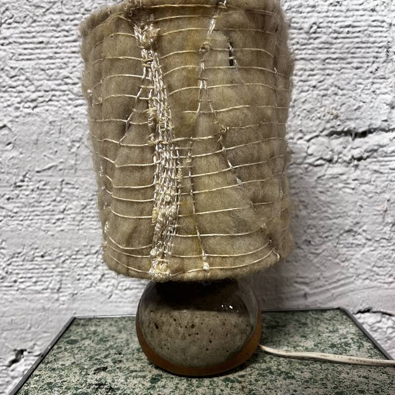 60s sandstone lamp