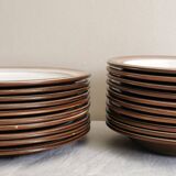 Service Niderviller Fonteneige 10 assiettes plates 10 assiettes creuses