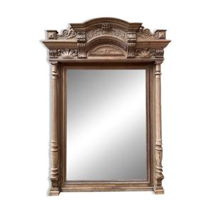 Miroir en noyer Fin XIXème