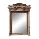 Walnut mirror, late 19th century
