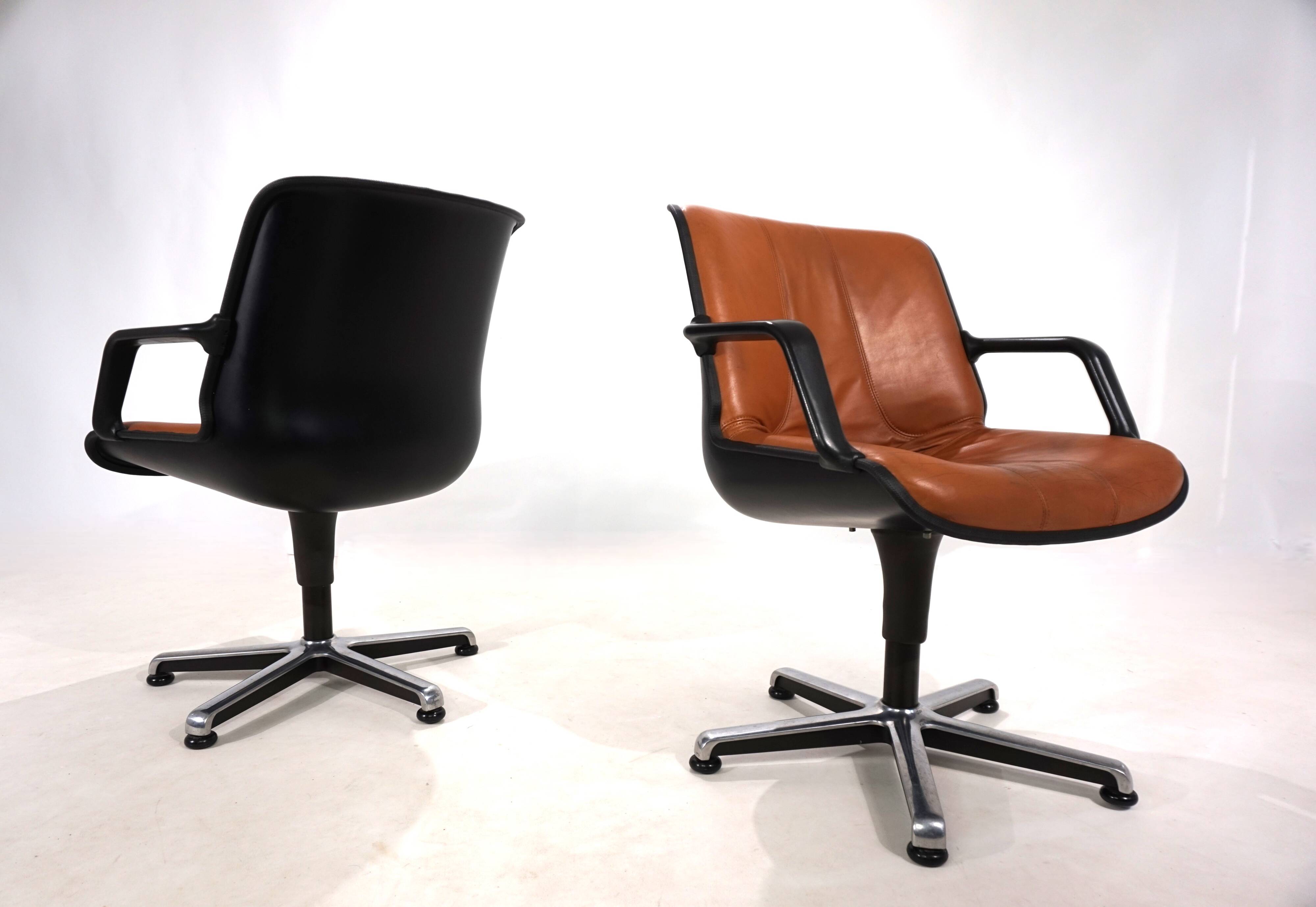 Set of two Fröscher office chairs by Burkhard Vogtherr, 1970