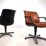 Set of two Fröscher office chairs by Burkhard Vogtherr, 1970