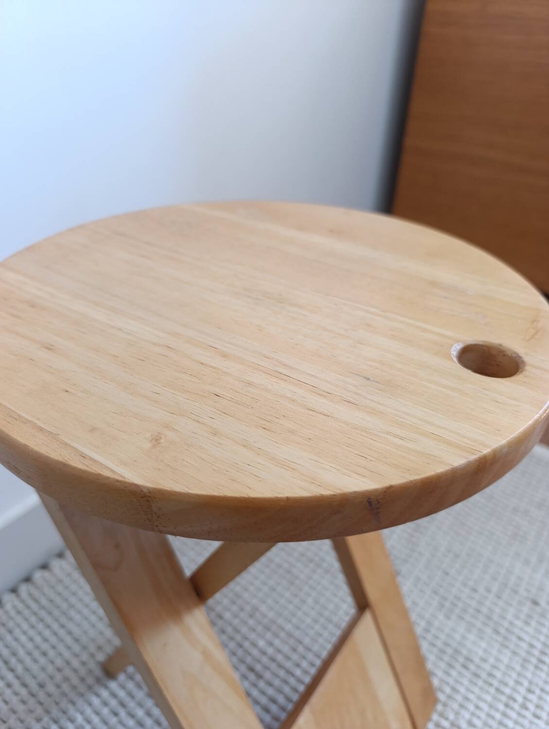 "Suzy" folding stool by Adrian Reed – vintage British design