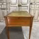 Louis XVI style flat desk in cherry wood from around 1960.