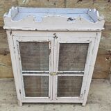 Ancien garde-manger tribal en teck birman