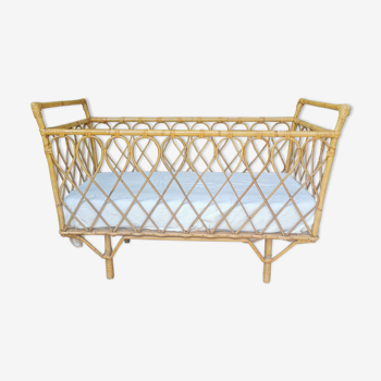 Rattan child bed