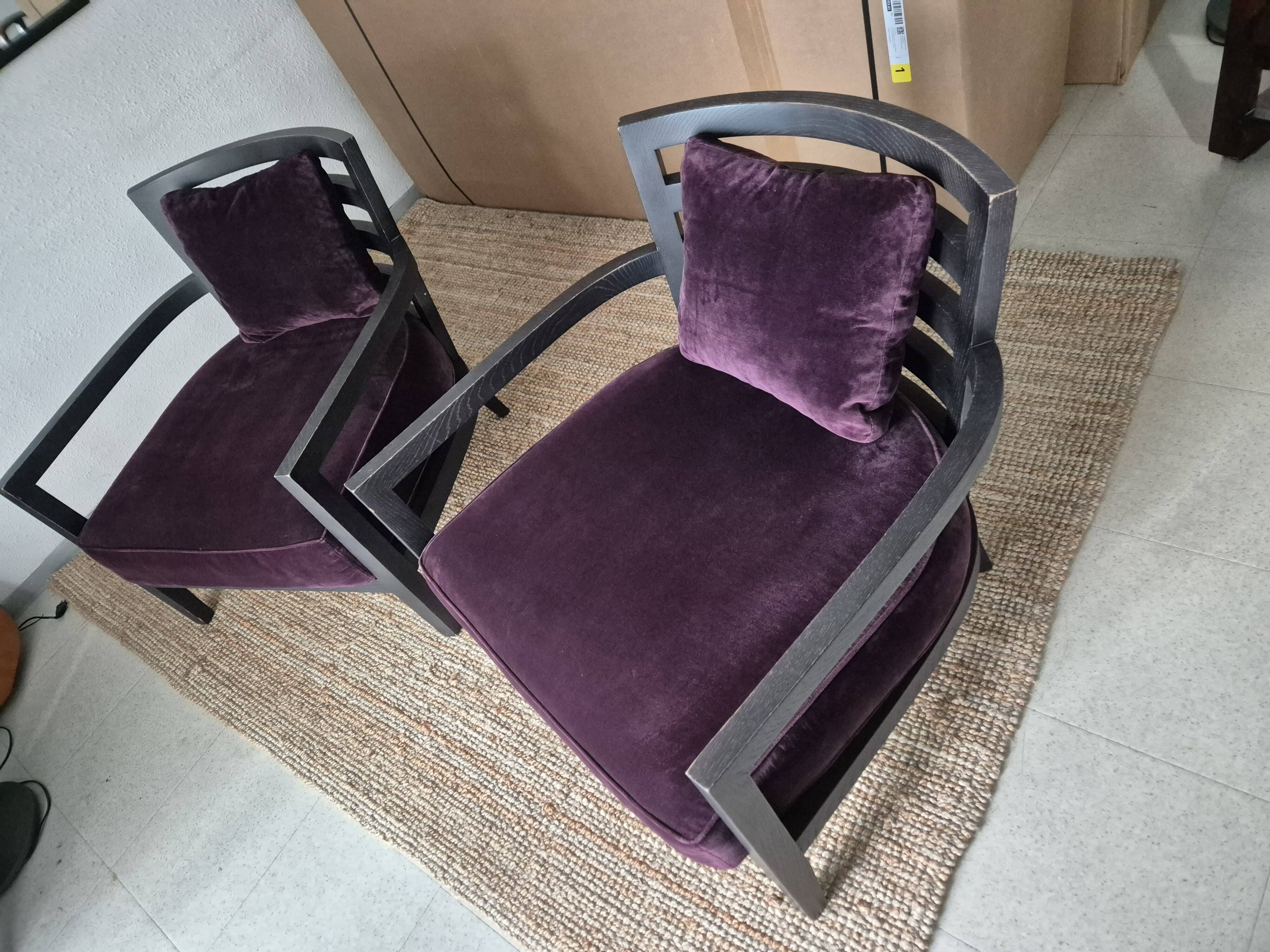 "Meda" armchairs by Frigerio