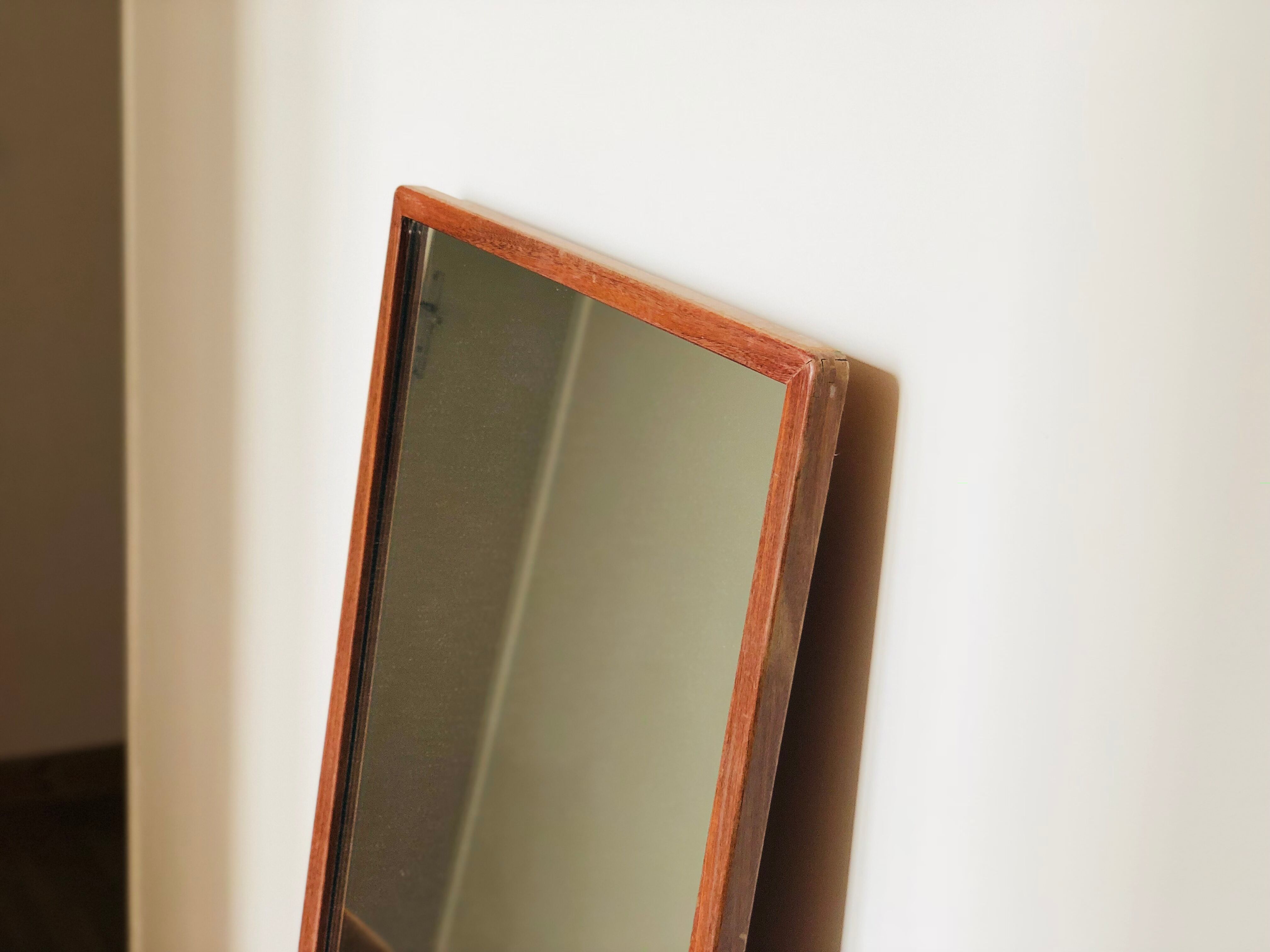Scandinavian teak mirror 1960 - 139 cm x 46 cm