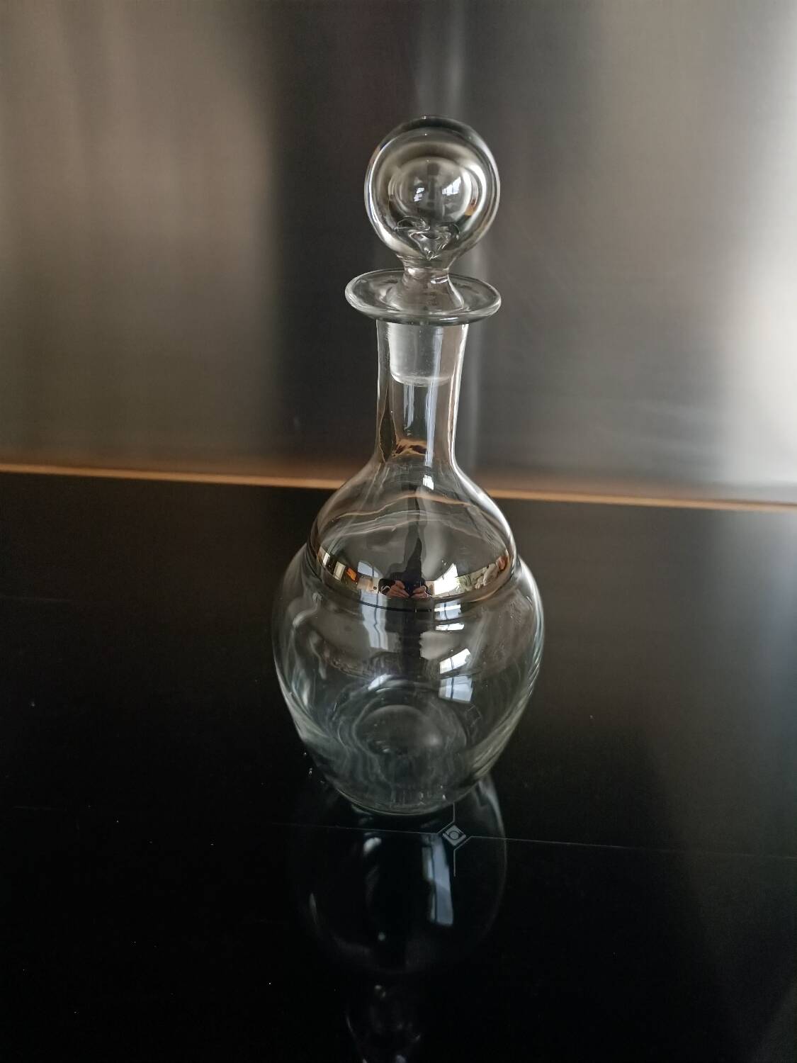 Art Deco glass carafe
